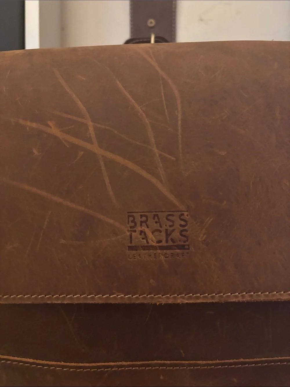 Brown Leather Backpack - Classic Men's Rucksack